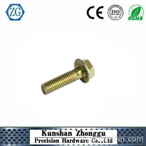 Bu lông M8 Nuts Bolt Bolt Bolt Vàng Bu lông kẽm